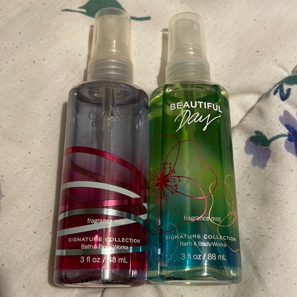 Bath and Body Works Limited Edition Beautiful Day and Carried Away